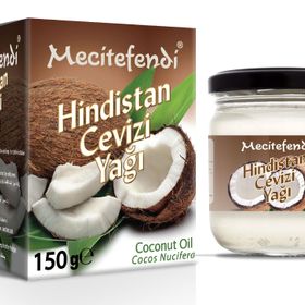 Mecitefendi Hindistan Cevizi Yağ 100 Doğal 150 ml Soğuk Pres