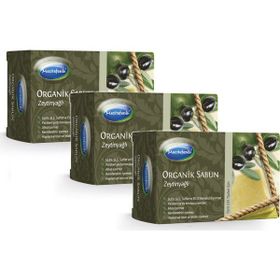 Mecitefendi Organik Zeytinyağlı 3x125 gr Çoklu Paket Sabun