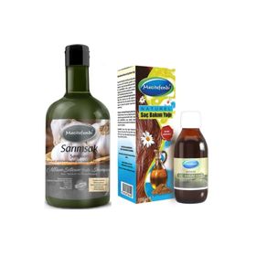 Mecitefendi Sarımsak Şampuanı 400 ml+ 100 ml Saç Bakım Yağı