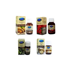 Mecitefendi Tatlı Badem Yağı 50 ml + Hint Yağı 50 ml + Argan Yağı 20 ml + Jojoba Yağı 20 ml Saç Bakım Yağı Seti