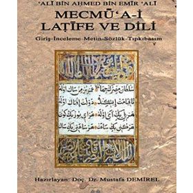 MECMÜ'A-I LATIFE VE DILI GIRIŞ - İNCELEME - METIN - SÖZLÜK - TIPKIBASIM - ALI BIN AHMED BIN EMIR ALI