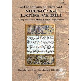MECMÜ'A-I LATIFE VE DILI GIRIŞ - İNCELEME - METIN - SÖZLÜK - TIPKIBASIM - ALI BIN AHMED BIN EMIR ALI
