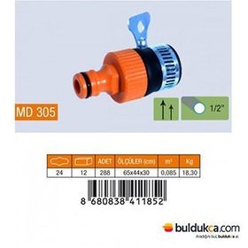 Medalyan Md-305 3/4 Kelepçeli Otomatik Batarya Adaptörü