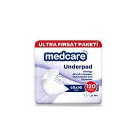 Medcare 60x90 cm 120 Adet Yatak Koruyucu Örtü