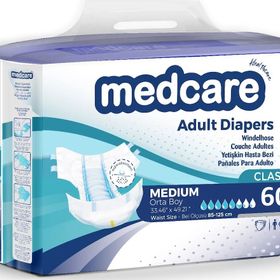 Medcare Belbantlı Classic 60 Adet Medium Hasta Bezi