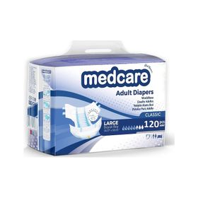 Medcare Belbantlı Classic Large 120 Adet Hasta Bezi