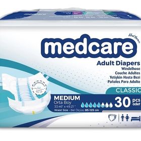 Medcare Belbantlı Classic M 30 Adet Hasta Bezi