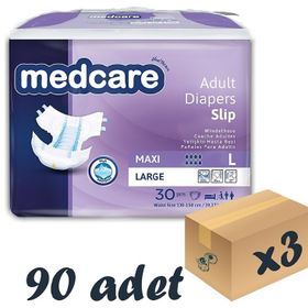 Medcare Maxi Belbantlı Büyük Boy L 3x30 Hasta Bezi
