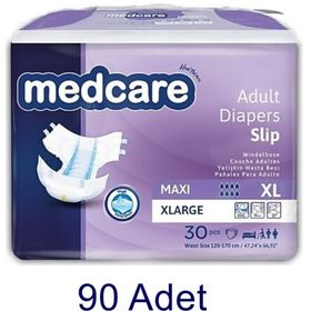 Medcare Maxi Belbantlı XL 3x30 Adet Hasta Bezi