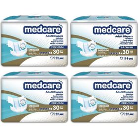 Medcare Premium Özel Seri Medium 120 Adet Yetişkin Hasta Bezi