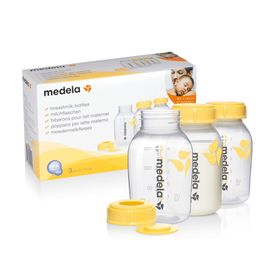 Medela Anne Sütü 3'lü 150 ml Biberon ve Saklama Kabı