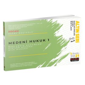 Medeni Hukuk 1 Başlangıç Hükümleri Hocasından Ders Notları 2021 - Savaş Yayınevi