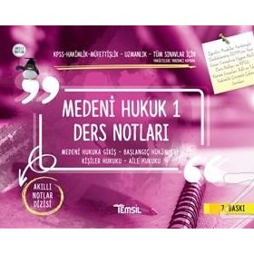 Medeni Hukuk 1 Ders Notları - Kolektif