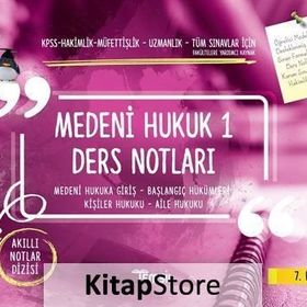 Medeni Hukuk 1 Ders Notları - Kolektif