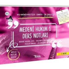 Medeni Hukuk 1 Ders Notları - Kolektif
