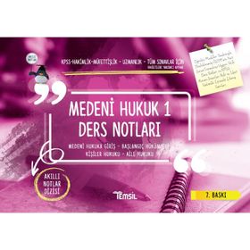Medeni Hukuk 1 Ders Notları - Kolektif