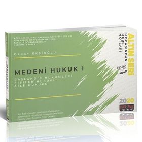 Medeni Hukuk 1 Hocasından Ders Notları - Olcay Ekşioğlu