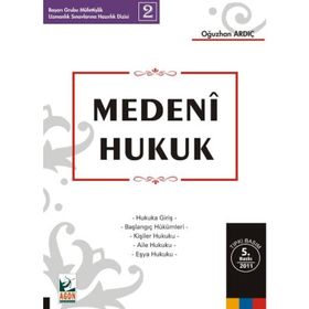 MEDENI HUKUK - OĞUZHAN ARDIÇ