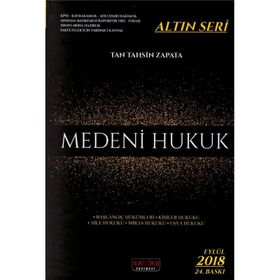 MEDENI HUKUK - TAN TAHSIN ZAPATA