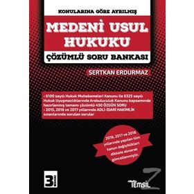 Medeni Usul Hukuku Çözümlü Soru Bankası - Sertkan Erdurmaz