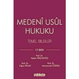 Medeni Usul Hukuku Temel Bilgiler - Muhammet Özekes