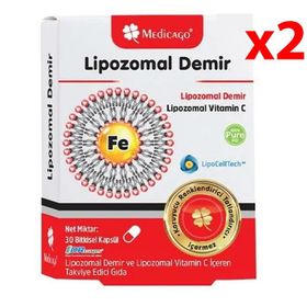 Medicago Lipozomal Iron Demir 2x30 Kapsül