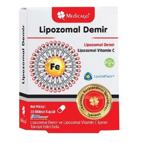 Medicago Lipozomal Iron Demir 30 Kapsül