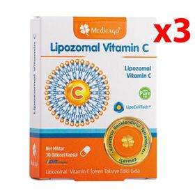 Medicago Lipozomal Vitamin C 3x30 Kapsül