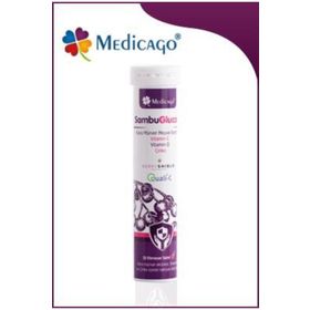 Medicago SambuGlucan Kara Mürver Vitamin C 20 Efervesan Tablet