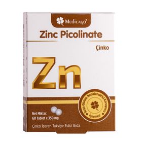 Medicago Zinc Picolinate İçeren 60 Tablet