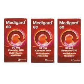 Medigard Koenzim Q10 Vitamin Mineral 3x60 Tablet