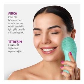 Medisana 99202 Silikon Yeşil Yüz Temizleme Cihazı