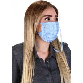Meditex A-1B Bayraklı Gümüş İyonlu Boyundan Askılı Yıkanabilir Baskılı Maske