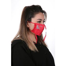 Meditex A-3B Gümüş İyonlu Boyundan Askılı Yıkanabilir Baskılı Maske