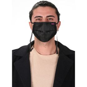Meditex Gümüş İyonlu Boyundan Askılı Yıkanabilir Düz Renkli Maske