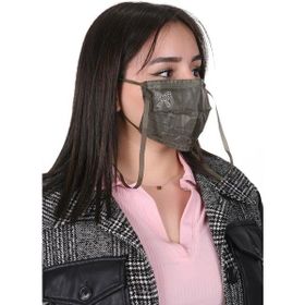 Meditex K-4 Gümüş İyonlu Boyundan Askılı Yıkanabilir Taşlı Maske