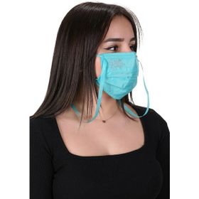 Meditex K-5 Gümüş İyonlu Boyundan Askılı Yıkanabilir Taşlı Maske