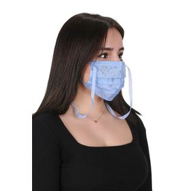Meditex T-2 Gümüş İyonlu Boyundan Askılı Yıkanabilir Taşlı Maske