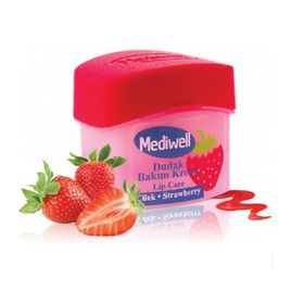 Mediwell 5 ml Çilekli Dudak Bakım Kremi