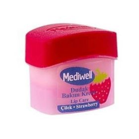 Mediwell 5 ml Çilekli Dudak Bakım Kremi