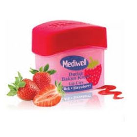 Mediwell 5 ml Çilekli Dudak Bakım Kremi