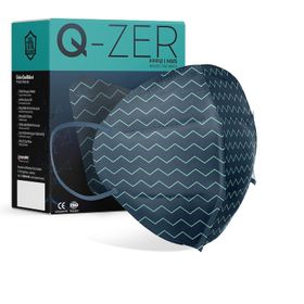 Medizer Qzer Yeşil Çizgi Desenli FFP2 N95 50 Adet Maske