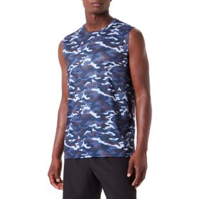 Meetyoo B08WL7TFLS Kamuflaj Desenli Hızlı Kuruyan Erkek Kolsuz Fitness T-Shirt