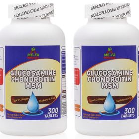 Mefa Naturals Glucosamine Chondroitin MSM 300 Tablet