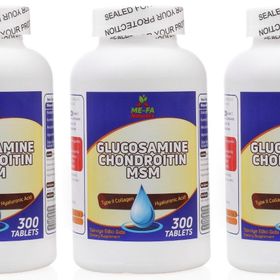 Mefa Naturals Glucosamine Chondroitin MSM 300 Tablet