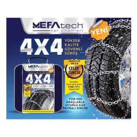 Mefatech 235/55 R19 SUV 4x4 Çelik Gövde Oto Kar Zinciri