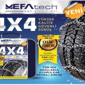 Mefatech 255/60R18 4x4 Çelik Gövde Oto Kar Zinciri
