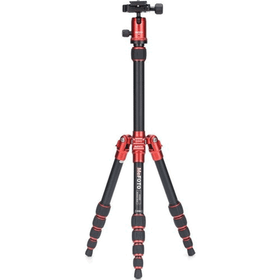 Mefoto Red A0350Q0R BackPacker Travel Tripod Kit