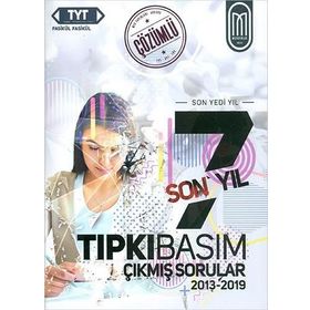 Meg Yayınları TYT Tıpkı Basım Son 7 Yıl Fasikül Çözümlü Çıkmış Sorular