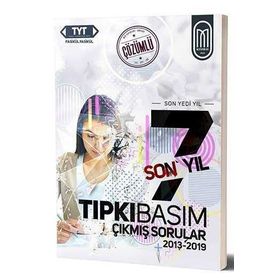 Meg Yayınları TYT Tıpkı Basım Son 7 Yıl Fasikül Çözümlü Çıkmış Sorular